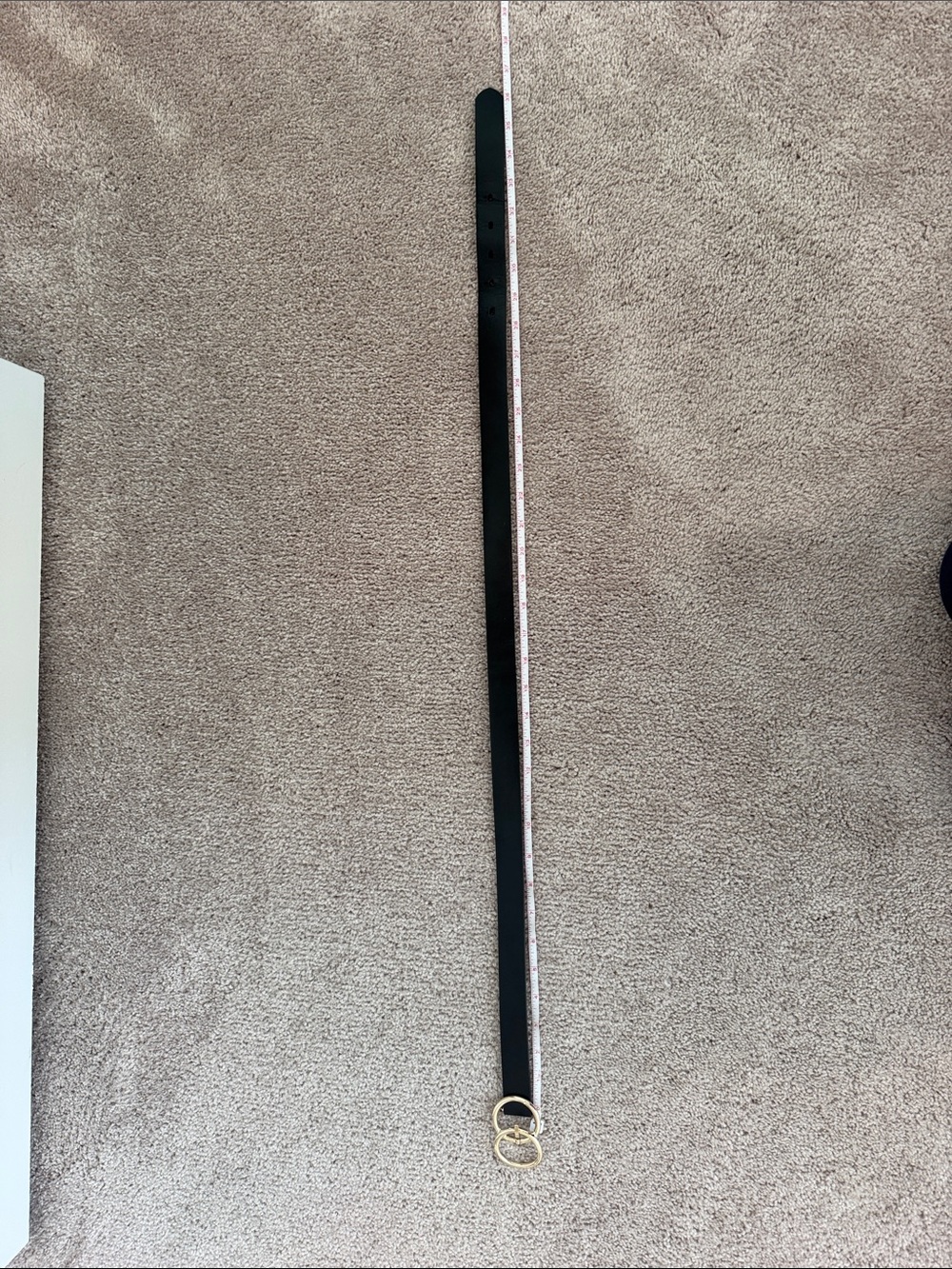 Black Women’s Faux Leather Belt